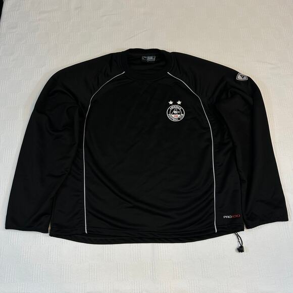 Aberdeen FC Mens Large Pro 100 Pullover Black Pro Club Collection - Picture 2 of 9